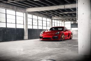 Porsche 718 Cayman on Forgiato Wheels (TEC 2.6-R) 2017 года
